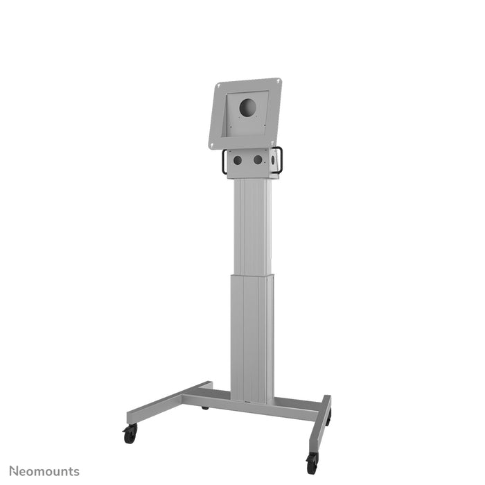Neomounts NM-HUB2LIFT zilver mobiele gemotoriseerde trolley voor 50 inch Microsoft Hub 2S(X), in hoogte verstelbaar - Zwart