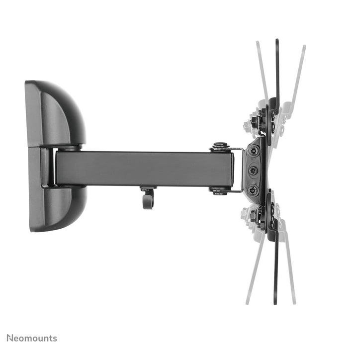Neomounts NM-W115 zwart is een kantel- en draaibare wandsteun met 1 draaipunt voor flat screens t/m 32 inch (81 cm).