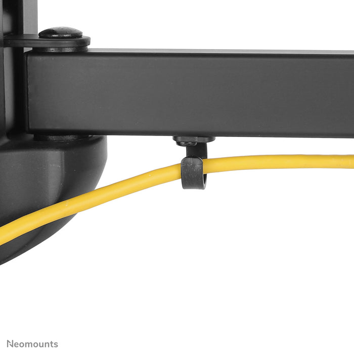 Neomounts NM-W115 zwart is een kantel- en draaibare wandsteun met 1 draaipunt voor flat screens t/m 32 inch (81 cm).