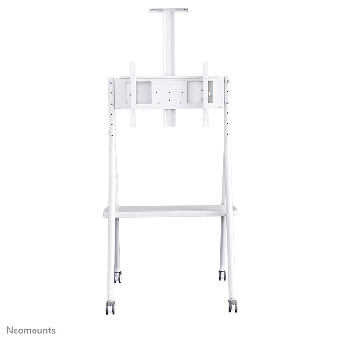 Neomounts NS-M1500 wit is een verrijdbaar meubel voor flat screens t/m 65 inch (165 cm). Incl. laptop plateau - Wit