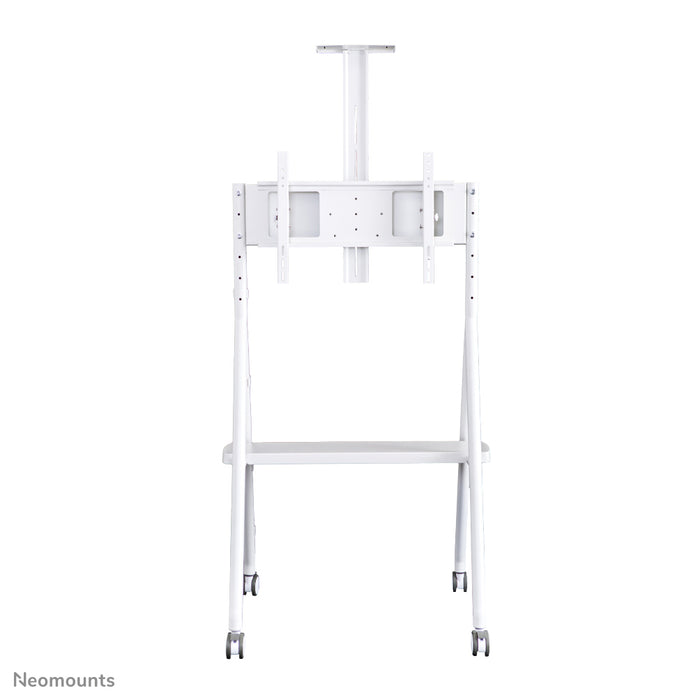 Neomounts NS-M1500 wit is een verrijdbaar meubel voor flat screens t/m 65 inch (165 cm). Incl. laptop plateau - Wit