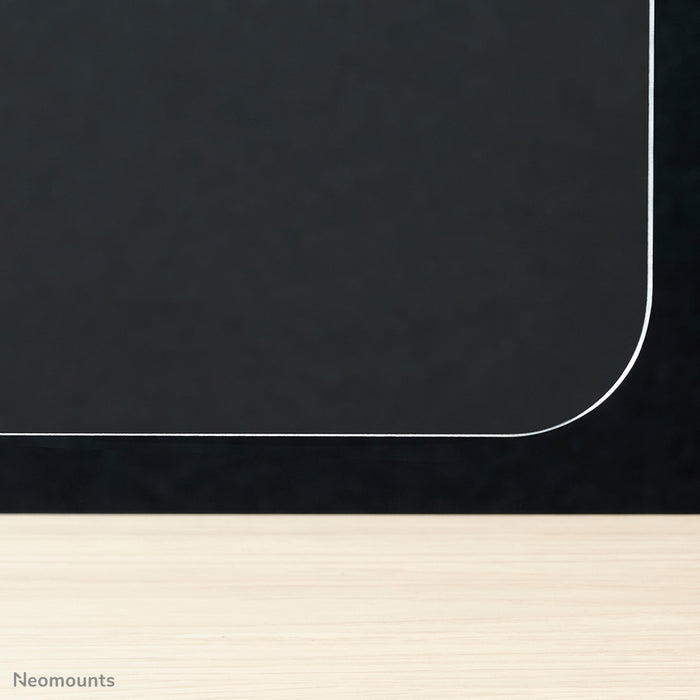 Neomounts NS-PLXPROTECT2 is een transparant scherm t.b.v. 2 flat screens en biedt afstandsbescherming op de werkvloer - Transparant acrylaat, 100% recyclebaar | PLXPROTECT van is geregistreerd als EU-Design patent |