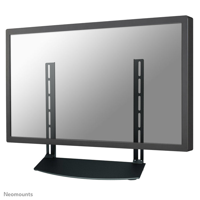 Neomounts AV-steun, model NS-SHELF100 is ideaal voor het plaatsen van AV-apparatuur onder flat screen steunen.