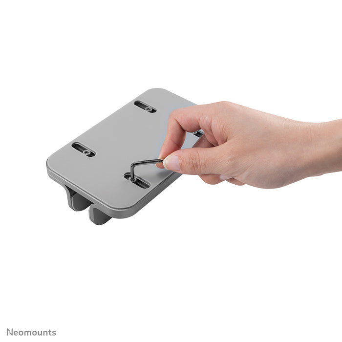 Neomounts verticale laptop standaard - Zilver