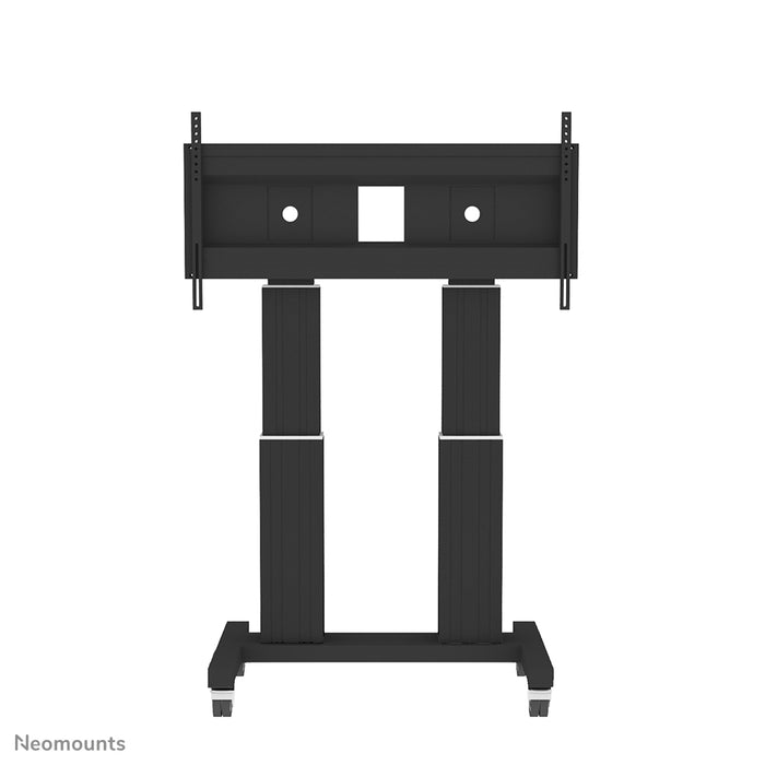 Neomounts PLASMA-M2600 zwart is een elektrisch in hoogte verstelbare trolley voor flat screens t/m 120 inch (305 cm).