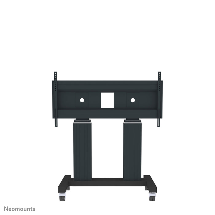 Neomounts PLASMA-M2600 zwart is een elektrisch in hoogte verstelbare trolley voor flat screens t/m 120 inch (305 cm).