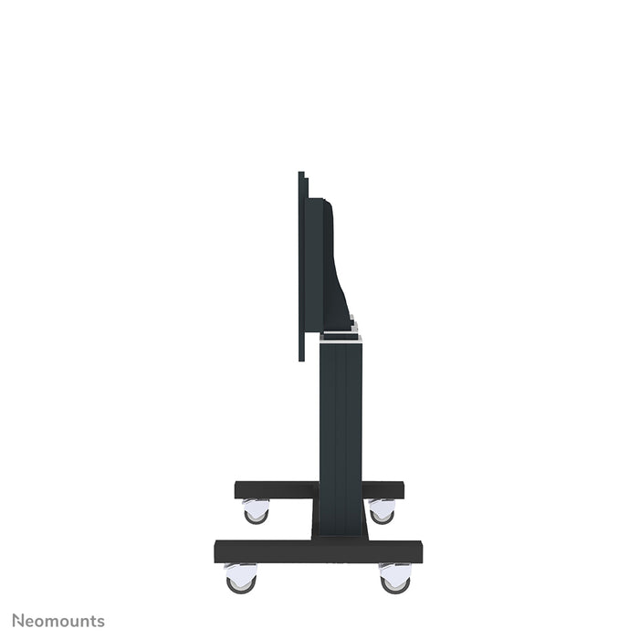 Neomounts PLASMA-M2600 zwart is een elektrisch in hoogte verstelbare trolley voor flat screens t/m 120 inch (305 cm).