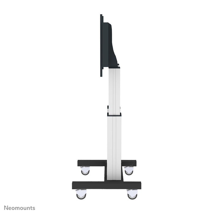 Neomounts PLASMA-M2600 zilver is een elektrisch in hoogte verstelbare trolley voor flat screens t/m 120 inch (305 cm).