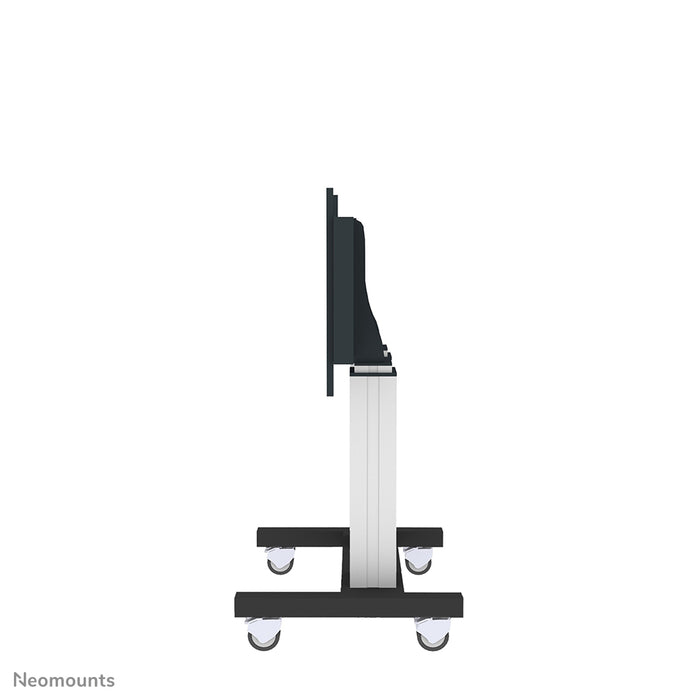 Neomounts PLASMA-M2600 zilver is een elektrisch in hoogte verstelbare trolley voor flat screens t/m 120 inch (305 cm).