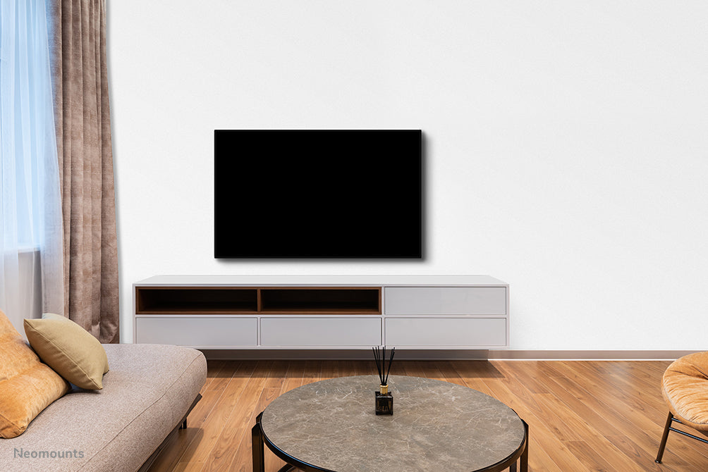 Neomounts WL30S-850BL16 vlakke wandsteun voor 40-82 inch schermen - Zwart