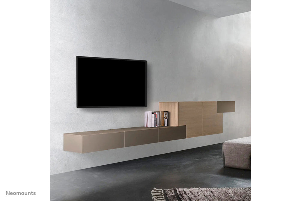 Neomounts WL30S-850BL16 vlakke wandsteun voor 40-82 inch schermen - Zwart