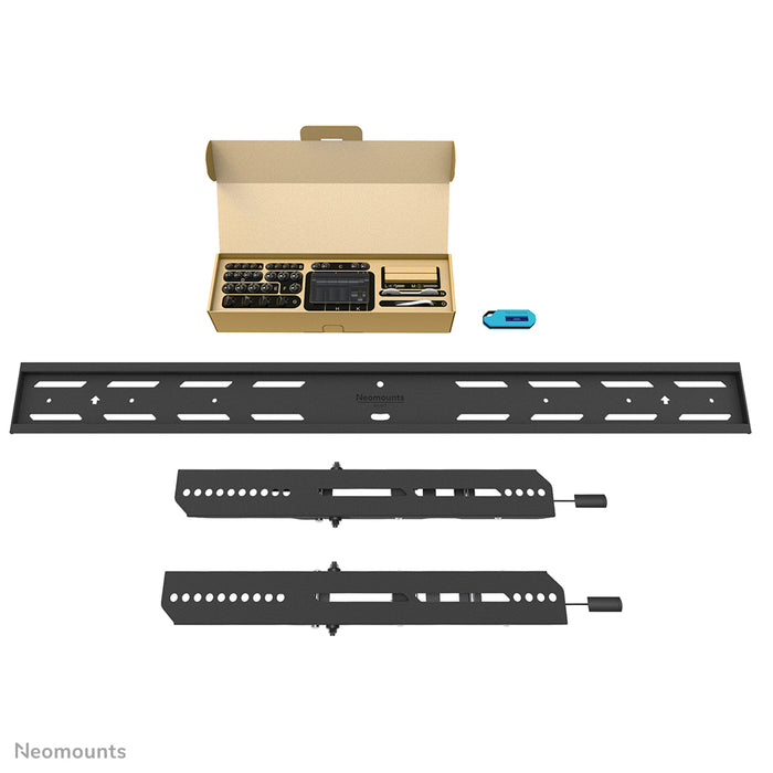 Neomounts WL30S-850BL18 vlakke wandsteun voor 43-86 inch schermen - Zwart