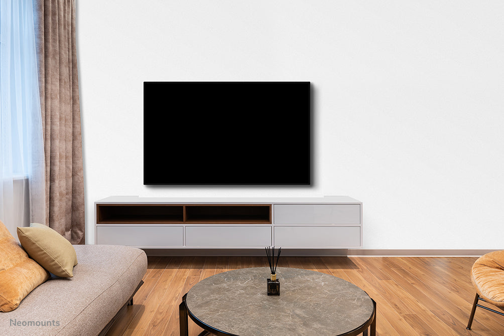 Neomounts WL30S-850BL18 vlakke wandsteun voor 43-86 inch schermen - Zwart