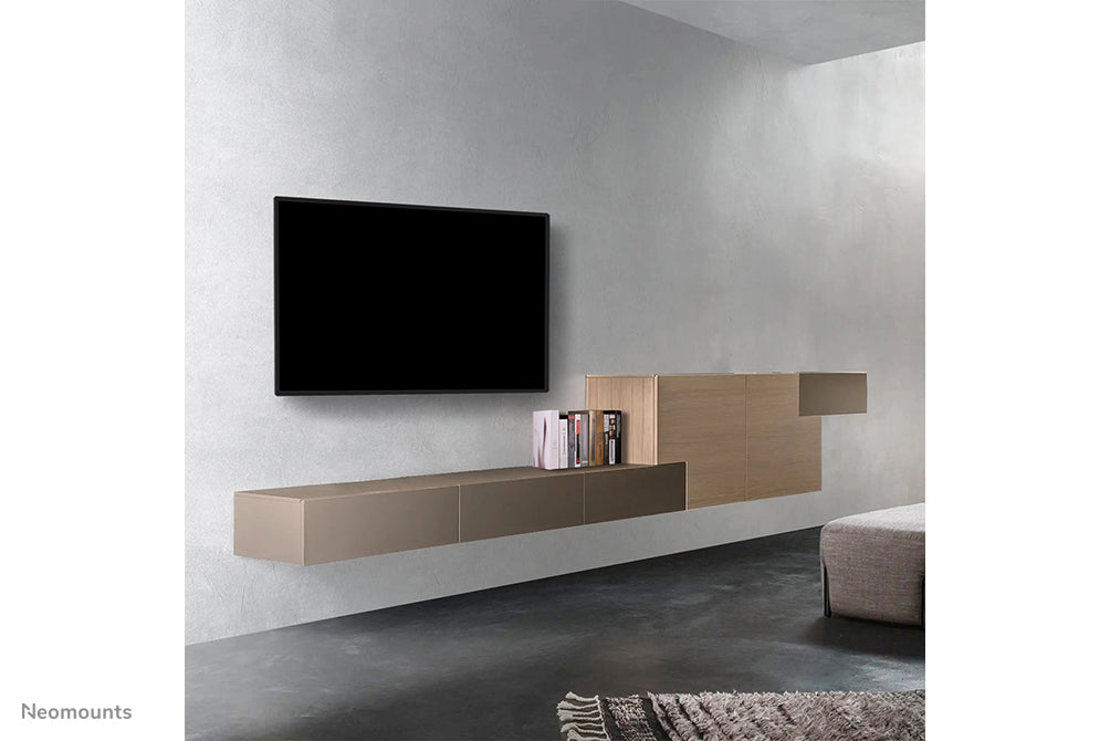 Neomounts WL30S-850BL18 vlakke wandsteun voor 43-86 inch schermen - Zwart