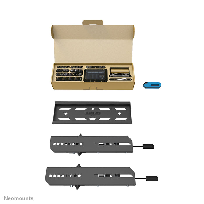 Neomounts WL35S-850BL12 kantelbare wandsteun voor 24-55 inch schermen - Zwart
