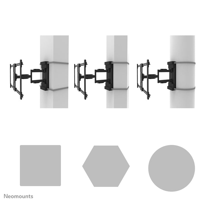 Neomounts WL40S-910BL16 full motion pilaarsteun voor 40-70 inch schermen - Zwart