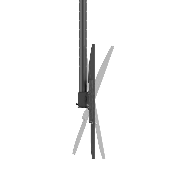 Plafondbeugel Heavy Duty XL met dubbele buis 60-120 inch en 120kg draagvermogen