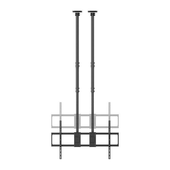 Plafondbeugel Heavy Duty XL met dubbele buis 60-120 inch en 120kg draagvermogen
