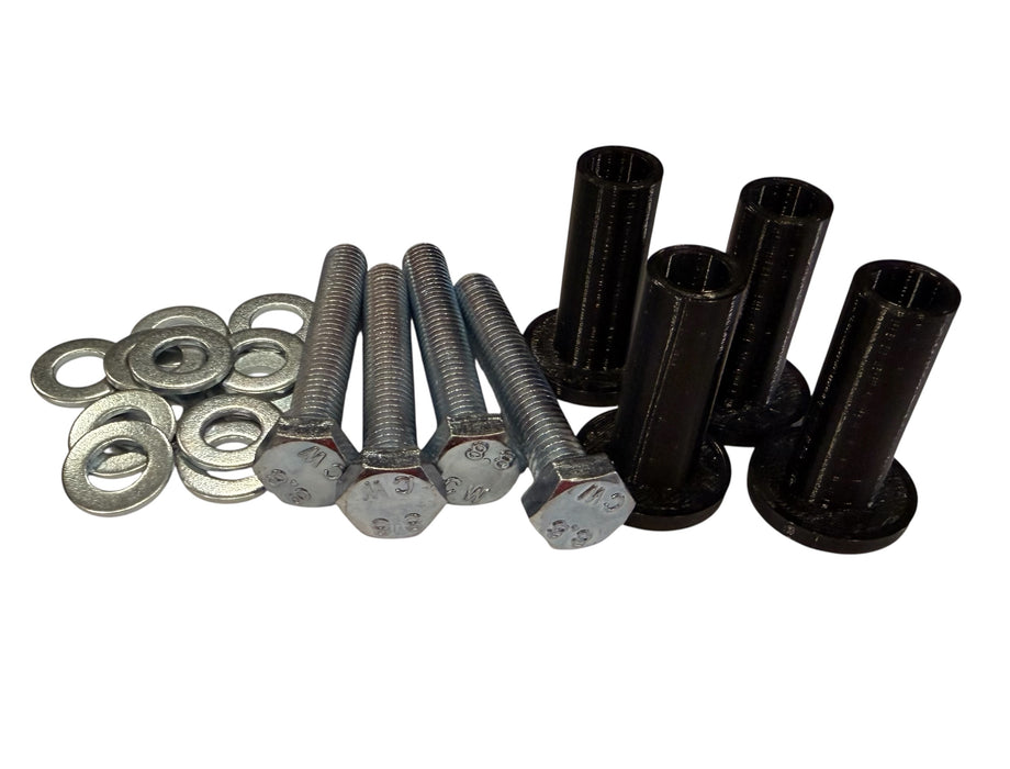 P-Ring Adapter Set geschikt voor Samsung TV – 4x P-Ring – 4x M8x50mm Schroeven + 12 Ringetjes – Voor Montage TV Beugel