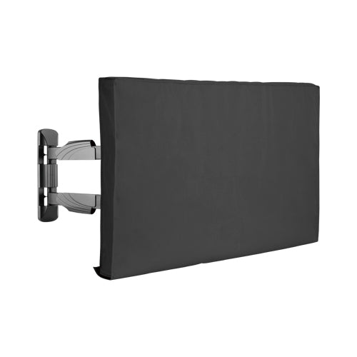 TV-Beschermhoes voor Buiten | 60" - 65" | Uitstekende Kwaliteit Oxford-Doek | Apart vak voor Afstandsbediening | Zwart