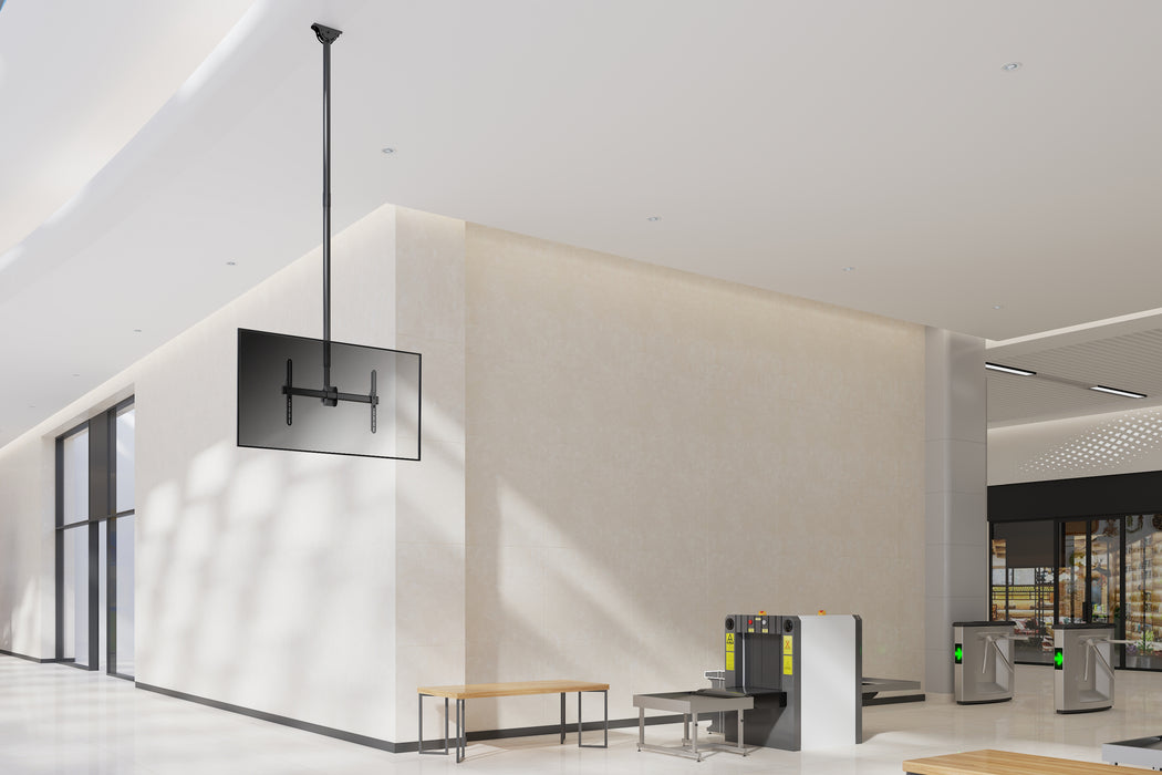 Wolff Mount Extra lange telescoop plafondbeugel |250-300cm |Universeel|tot 70 inch |tot 50 KG |VESA 600x400