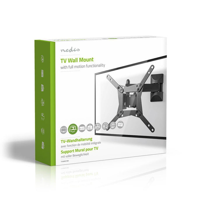 Full Motion TV Wall Mount | 10 - 32" | Max. 30 kg |