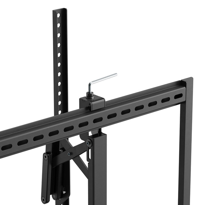 Schuif- draai en kantelbare TV beugel voor schouw montage 55-105 inch en 80 kilo