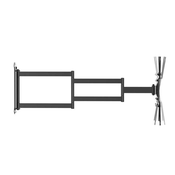 Wolff Mount extra lange muurbeugel voor Samsung tot 65 inch – uitgeschoven beugel van opzij