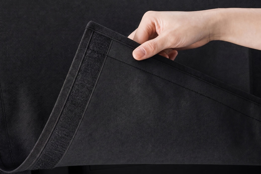 Housse de protection TV pour extérieur | 60" - 65" | Tissu Oxford de qualité supérieure | Compartiment séparé pour télécommande | Noir