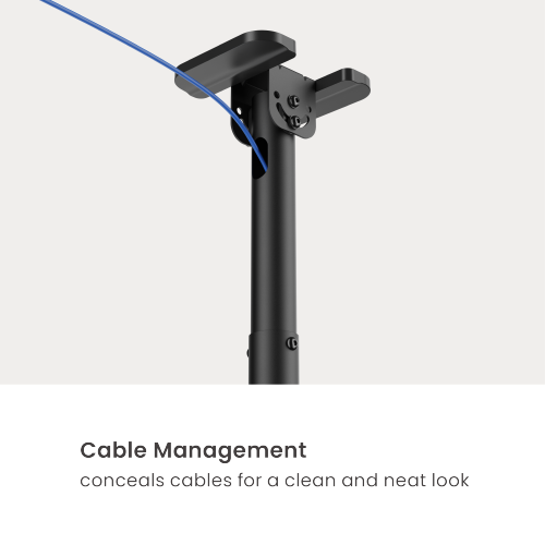 Wolff Mount |Universele Plafond TV Beugel |Tot 55 Inch |Draai- Kantelbaar en Verstelbaar in Hoogte |VESA 400x400 |Kabel door de buis